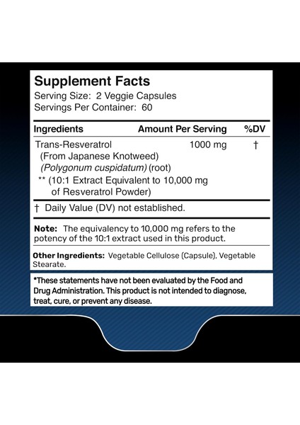 Wellness Labs Resveratrol Healthy Aging Heart Brain Health 120 Caps modelleri