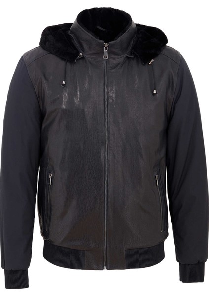 Lacivert Hakiki Deri Erkek Deri Mont - E23BKM310460-Q4P indirimleri