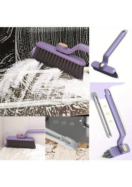 360 Derece Döner Başlıklı - Dar Alan - Cımbızlı - Mutfak ve Banyo Temizlik Fırçası fırsatları