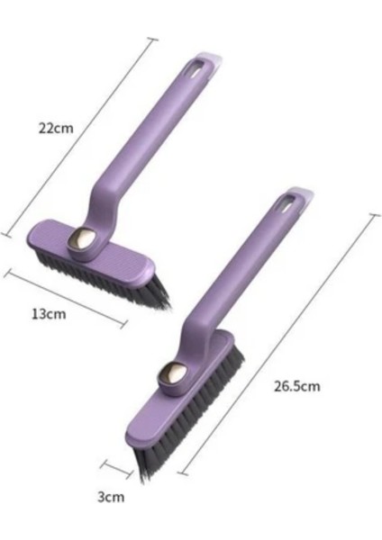 360 Derece Döner Başlıklı - Dar Alan - Cımbızlı - Mutfak ve Banyo Temizlik Fırçası indirimleri