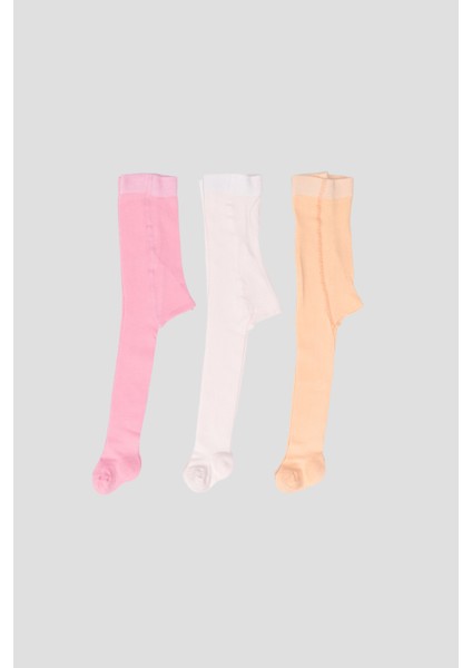 3 Adet Pamuklu Kız Bebek ve Çocuk Külotlu Çorap fırsatları