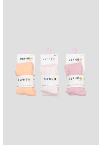 3 Adet Pamuklu Kız Bebek ve Çocuk Külotlu Çorap indirimleri