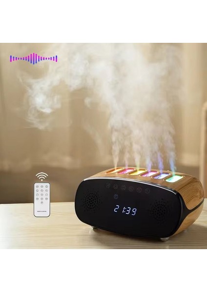Speaker Özellikli Bluetooth Işıklı Hava Nemlendirici Aroma Difüzör Hava Nemlendirici 500ML modelleri