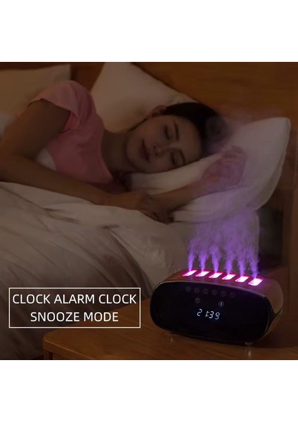 Speaker Özellikli Bluetooth Işıklı Hava Nemlendirici Aroma Difüzör Hava Nemlendirici 500ML indirimleri