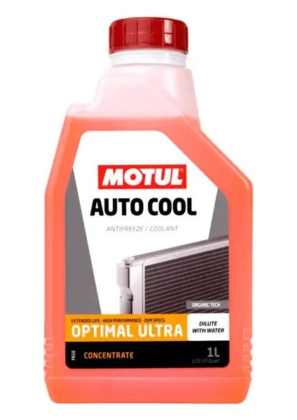 Auto Cool 1 Litre – Motor Soğutma Sıvısı & Antifriz | Donma, Korozyon ve Aşırı Isınma Koruması | Su Soğutmalı Tüm Motorlar Için Uygun