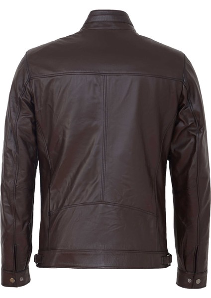 Kahverengi Hakiki Deri Erkek Hakiki Deri Mont - E25KDM310604-Q4Q fırsatları