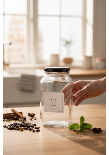 Un Kavanozu Siyah Metal Kapak Cam fiyatları