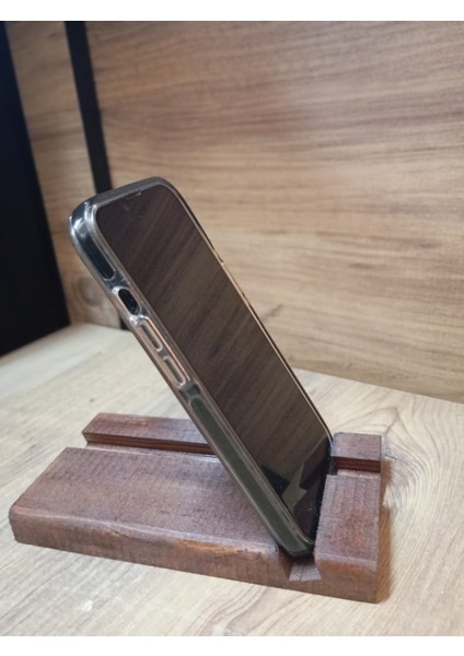 Tüm Modellere Uyumlu Masa Üstü Ahşap Telefon Standı- Tutucu modelleri