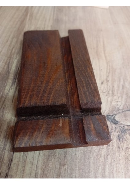 Tüm Modellere Uyumlu Masa Üstü Ahşap Telefon Standı- Tutucu indirimleri