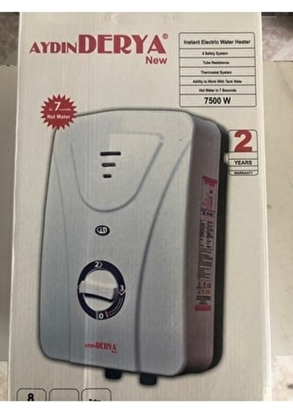 Artemis Elektrikli Şofben 7000 W Anında Sıcak Su Sağlar Beyaz Renk fırsatları