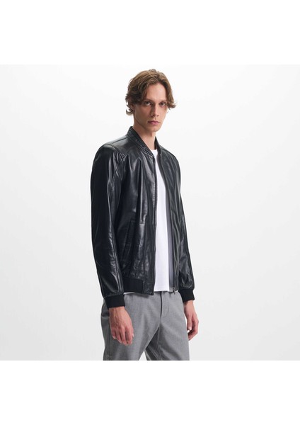 Four Season Siyah Deri Erkek Deri Mont - E25KDM310609-Q3H fiyatları