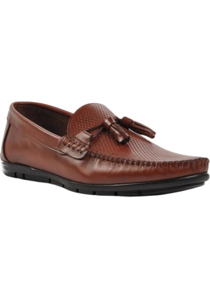 Içi Dışı Hakiki Deri Erkek Taba Laofer Ayakkabı 221213 fiyatları