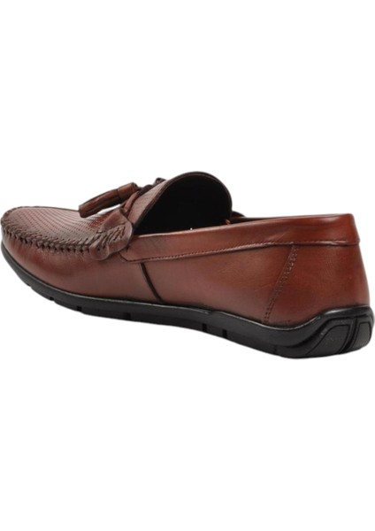 Içi Dışı Hakiki Deri Erkek Taba Laofer Ayakkabı 221213 fırsatları