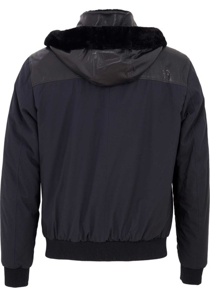 Lacivert Hakiki Deri Erkek Deri Mont - E23BKM310460-Q4P fırsatları