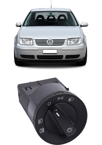 Vw Volkswagen Bora 1999-2005 Uyumlu Ön Arka Sisli Far Açma Düğmesi Anahtarı 1C0941531