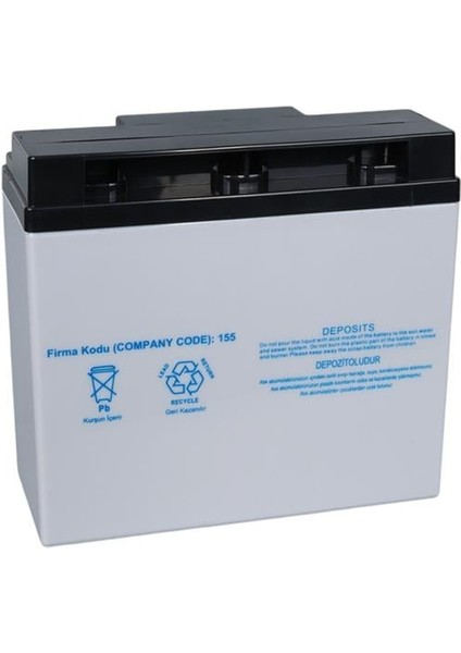 YH-121.8 12 Volt - 18 Amper Akü (181X76X167 Mm) modelleri