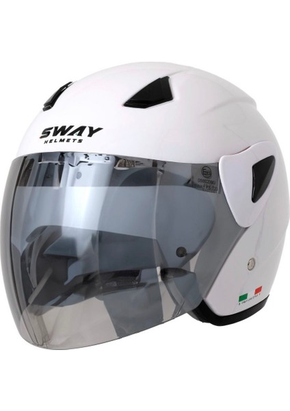 Sw 700 Beyaz Yarım Kask M Beden