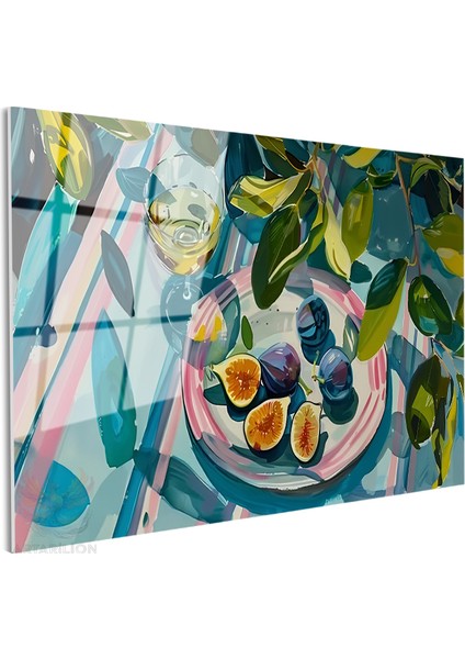 Cam Yatay Duvar Tablosu Cam Incir Tabagi Ev Ofis Salon Modern Duvar Tablosu fiyatları