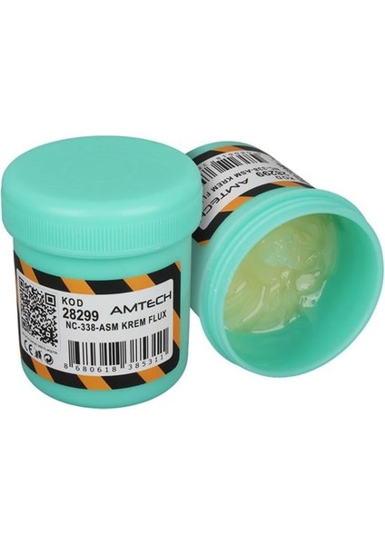 NC-338-ASM 100G Lehim Kremi (Flux) No-Clean Halojensiz Profesyonel Bga/smd Lehimleme