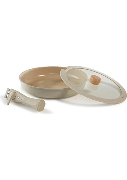 Midas Bej 9 Parça Ayrılabilen Saplı Iç Içe Geçebilen Tencere Tava Seti fiyatları