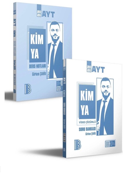 2026 AYT Kimya ders Notları ve Soru Bankası Seti