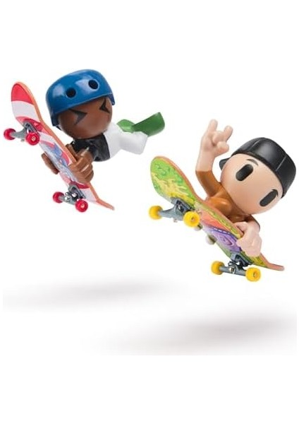Sk8 Crew, Yardımcı Figürlü 2’li Paket Parmak Kaykayları, Kişiselleştirilebilir Mini Kaykaylar, 5 Yaş ve Üzeri (Çeşitli) modelleri
