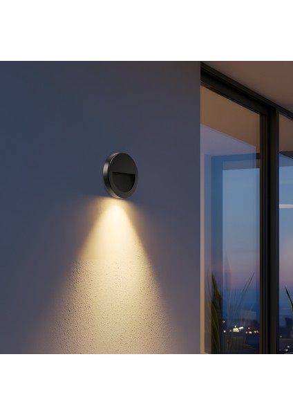 LED Dış Mekan Duvar Armatürü — KDA757 / 3W / 270 Lümen / IP65 - Günışığı