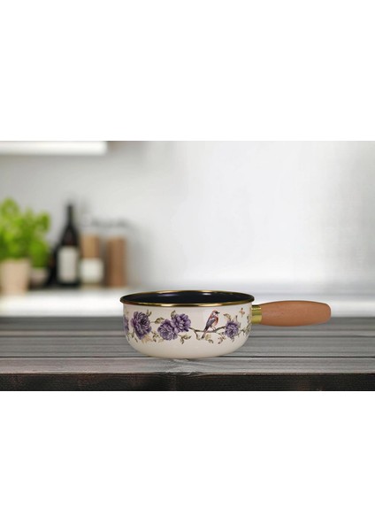 Fiorella Ahşap Kulplu Mini Tava