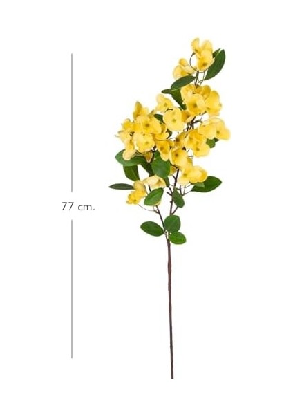 Yapay Islak Dokulu Sütleğen Çiçek Sarı 77 Cm. fiyatları