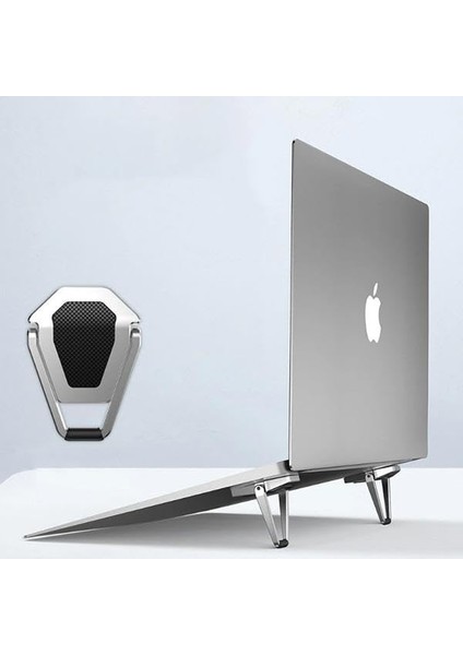 Mini Laptop Masaüstü Laptop Tutucu Laptop Portatif Yapışkanlı Laptop Set
