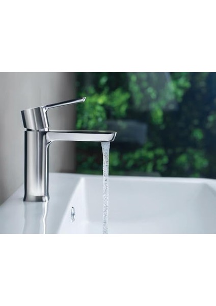 Faucet Modern Tek Delikli Bataryası, Tek Saplı Bataryası Krom, Lavabo Bataryası, Tahliye Montajı, Krom 581LF-PP modelleri