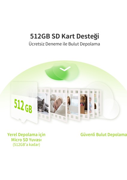 D210 2K + 2K | Akıllı İç Mekan Wifi IP Güvenlik Kamerası | 360° Hareket Takibi | Renkli Gece Görüşü | Otomatik Takip Özelliği | Bebek ve Ev İç Mekan Kamerası | Beans View by Ezviz
