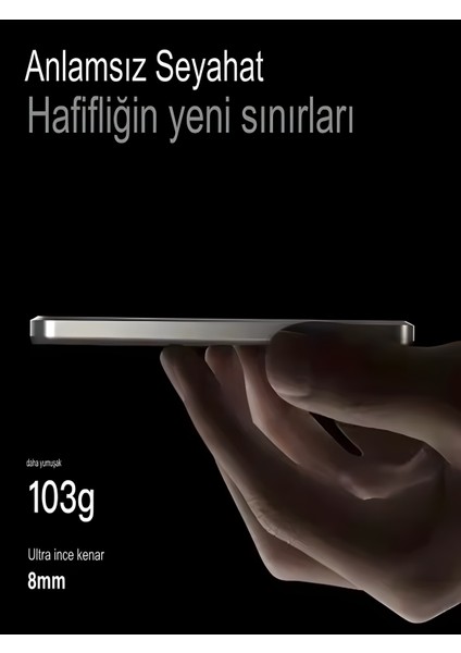 Quo Pro Aır 5000 mAh Ultra Ince Kablosuz 15W Hızlı Şarj LED Tepe-C Girişli Wireless Powerbank fiyatları