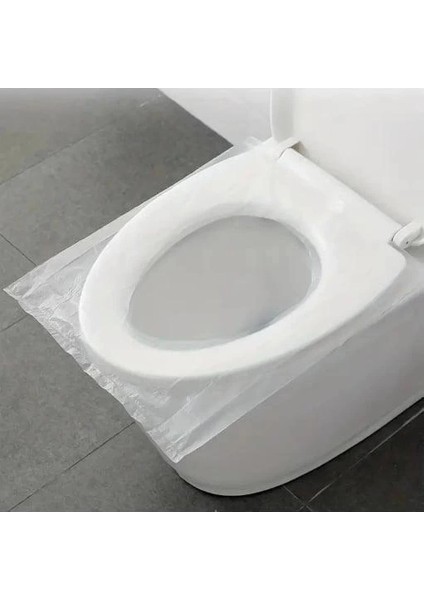 Hijyenik Tek Kullanımlık Klozet Kapağı Poşeti 200 Adet