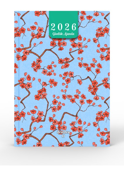 2026 Ajanda Kiraz Çiçeği