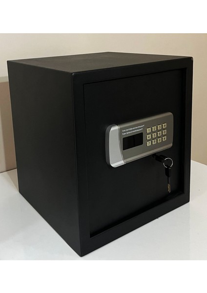 Ev Ofis Laptop Tipi Motorlu Elektronik Şifreli 40 cm Çelik Para Kasası