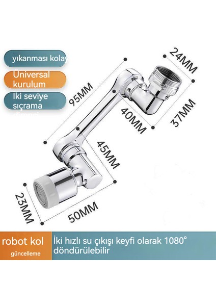 Banyo Döner Uzatma Musluk (Yurt Dışından)