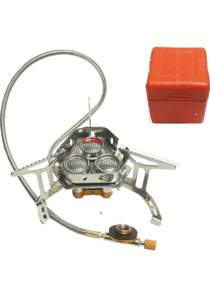 Açık Hava Gazlı Piknik Ocağı Ultra Hafif Taşınabilir Güçlü Sırt Çantası (Yurt Dışından)