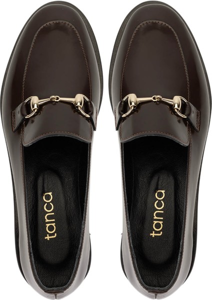 Kadın Hakiki Deri Kahverengi Loafer Ayakkabı 899 12628 Bn Ayk SK25-26 Kahve Acma indirimleri