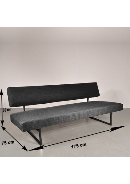 Pratik 3lü Ofis Koltuğu - Mavi fiyatları