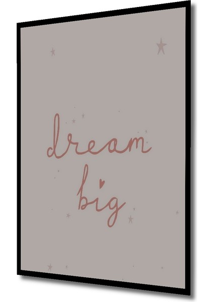 Çerçeve Görünümlü Hayalinin Peşinden Git Ahşap Mdf Dekoratif Tablo Dikdörtgen Tablo fiyatları