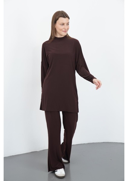 Sandy Pantolon&tunik Takım-Kahverengi