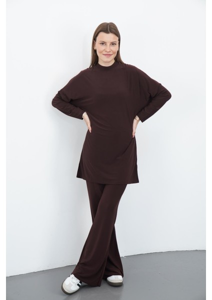 Sandy Pantolon&tunik Takım-Kahverengi