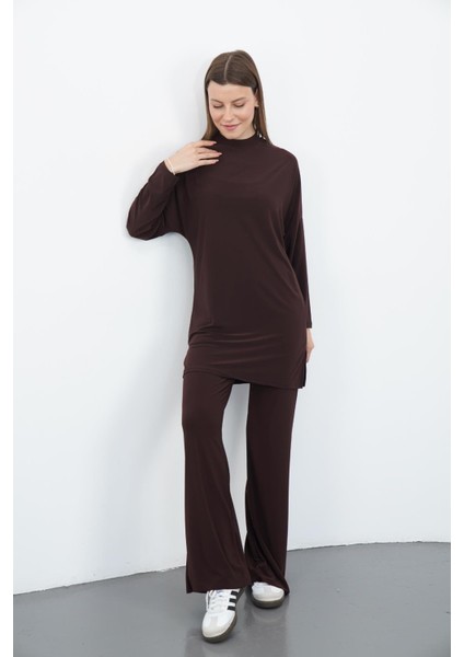 Sandy Pantolon&tunik Takım-Kahverengi