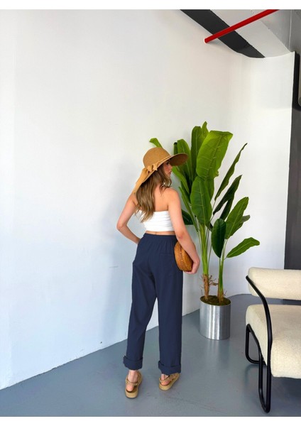 Jemmy Kadın Keten Pantolon W305-60 fırsatları