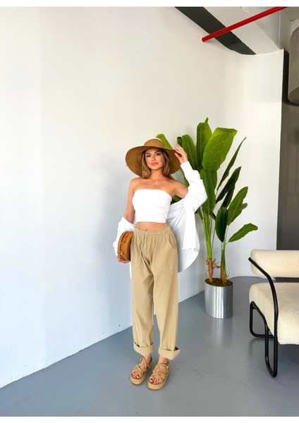 Jemmy Kadın Keten Pantolon W305-61 fiyatları