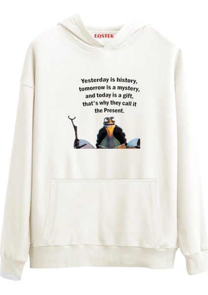 Gift Of Today Design Tasarım 3 Iplik Şardonlu Kapüşonlu Unisex, Kadın, Erkek Hoodie