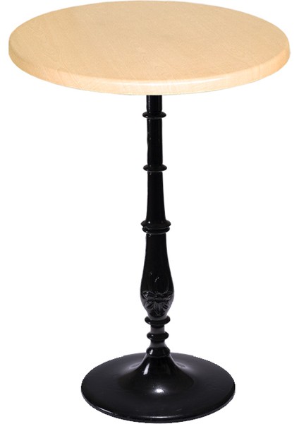 Bistro Döküm Masa (ÇIPA-6006 Werzalit Yuvarlak Q 60CM) - Akçaağaç