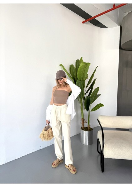 Jemmy Kadın Keten Pantolon W305-23 fırsatları