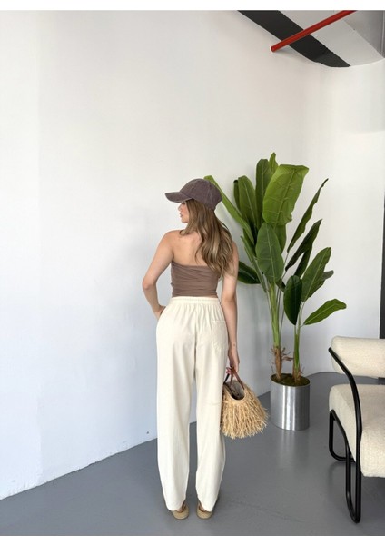Jemmy Kadın Keten Pantolon W305-23 indirimleri